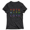 Vote With Love "Wins" Women's V-Neck